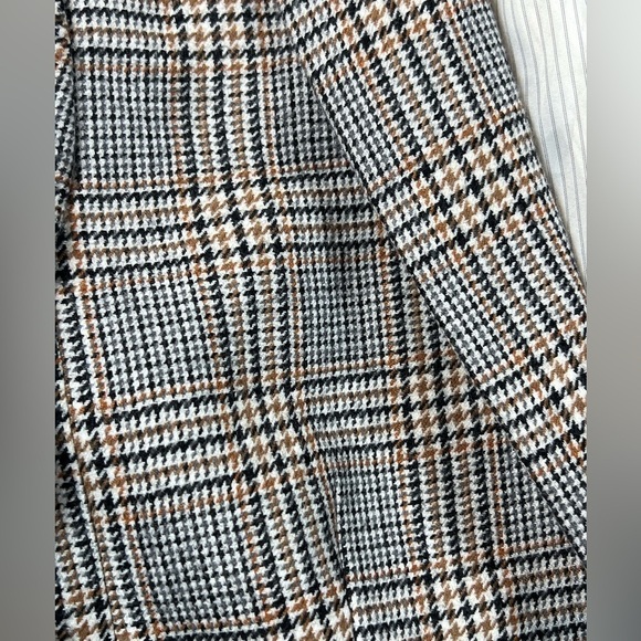 J Crew Size 8 Campbell Plaid Tweed One Button Wool Blend Chic Blazer Coat EUC - Picture 9 of 15